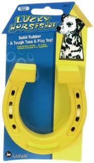 JW Company Company Company Lucky Horseshoe Dog Toy, мала