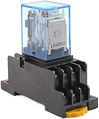 Velore 1 Постави реле за реле за реле за мали размери DC110V AC110V DC220V AC220V Coil 4NO 4NC Relay DIN Rail 14 Pin+Mini Relay