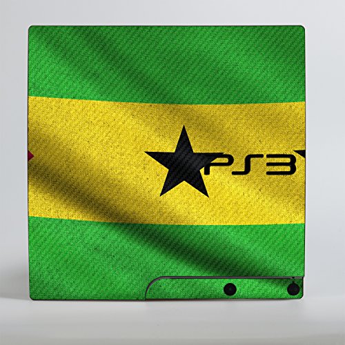 Sony Playstation 3 Тенок Дизајн Кожата знаме На Сао Томе И Принципе Налепница Налепница За Playstation 3 Тенок