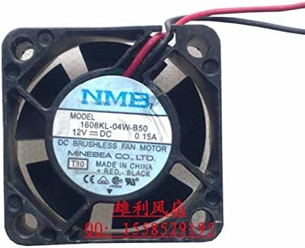 NMB 12V DC 0,15A 20x40mm 2-жичен вентилатор 1608KL-04W-B50