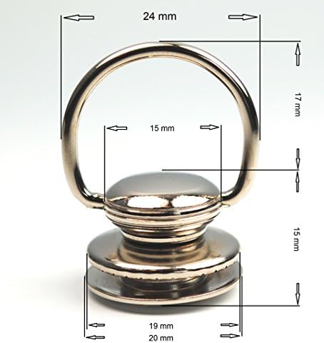 Затворање на прицврстувачот за прицврстувачи на LOXX® Горниот дел со прстената глава - никел
