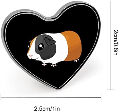 Морско Свинско Срце Ревер Игла Уметничка Значка Брош Накит Капи За Облека Чанти Декорација За Свадбен Подарок