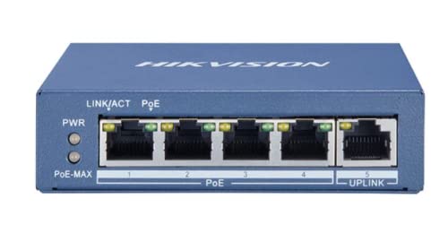 Hikvision DS-3E0505P-E 4-порта со нерешени Gigabit Po Switch