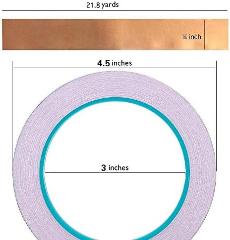 Зехе Бакарна Фолија Лента Со Двострана Проводна-ЕМИ Заштита,Витраж,Лемење,Електрични Поправки, Хартиени Кола,Заземјување