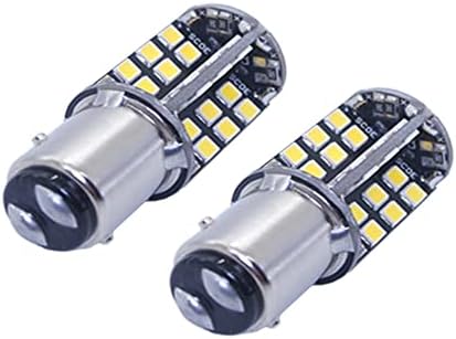 SCOE P21/4W LED Светилки 60-SMD Супер Светли BAZ15D LED Светилки за Сопирачки Светла, Опашки Светла, Задни Странични Маркер Светла Пакет