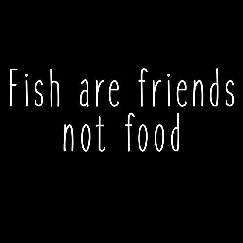 Рибите се пријатели, а не храна смешна филмска цитат винил налепница автомобил
