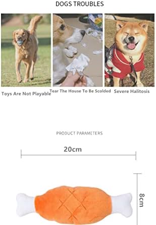 4 Спакувајте Играчки За Кучиња За Пилешки Нозе, Пискливи Кадифни Играчки За Кучиња За Кучиња За Кучиња За Кучиња