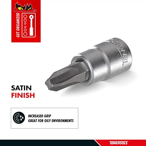 Teng Tools PH2 1/4 инчен диск Phillips pH Chrome Vanadium Socket | Механичка алатка | Рачна алатка - M141302 -в