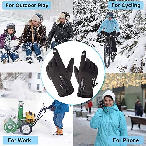 Горелокс Зимски Топли Ракавици, Ракавици За Возење Ладно Време На Допир Ветроупорни Спортски Ракавици Против Лизгање За Возење Велосипед