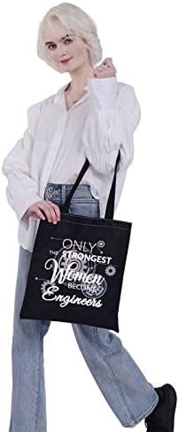 Vamsii Woman Ingineer Ingineer Tote Tote Bag Инженеринг подароци за жени само најсилните жени стануваат инженери подароци рамо торба