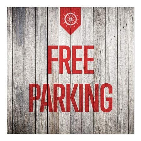 CGSignLab | „Бесплатно паркирање -аутичко дрво“ прозорецот се држеше | 5 x5