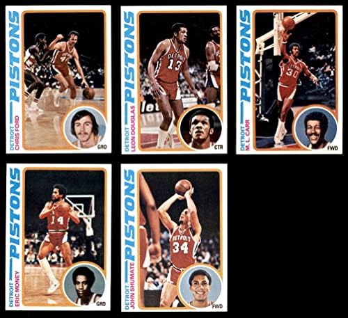 1978-79 Тимот на Топс Детроит Пистонс го постави Детроит Пистонс екс/МТ клипови
