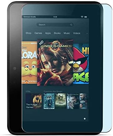 Puccy 2 пакет анти -сино светло заштитен филм на екранот, компатибилен со Kindle Fire HD 7.0 2012 стража на TPU （Не заштитени