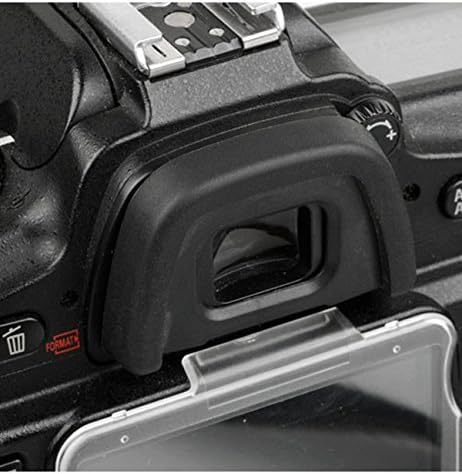 Ceari [2 пакет] DK-23 гума за очила за очи за очи за визир за Nikon D7100 D7200 D300 D300S DSLR камера + Микрофибер чиста крпа