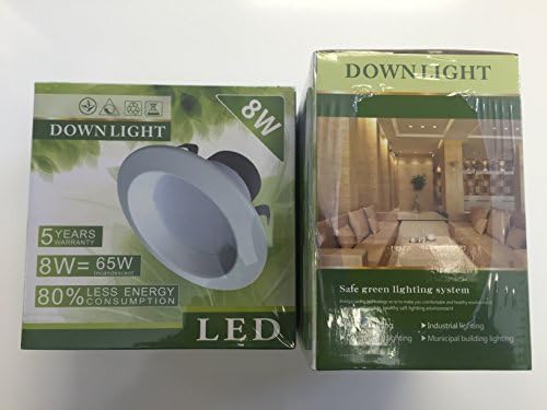 GOODSTEWARD LED 5000K 8W 650LM Dimmable, UL Наведени, ЕНЕРГИЈА ЅВЕЗДА Сертифициран 4 Downlight 20-Пакет