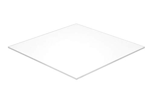 ФАЛКен дизајн акрилен плексиглас лист, бел проucирен 32%, 6 x 6 x 1/4