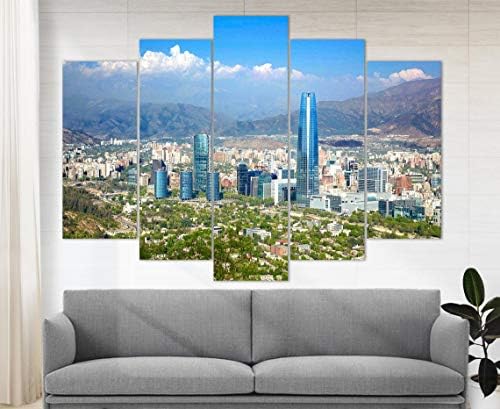 Marchak Santiago de Chile Canvas Art, Chile Wall Art, Santiago Skyline, Chile Canvas Art Chile Photo Chile Print, Chile Wall Décor