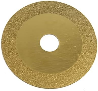 мапа за извори 1 парчиња 100мм x 20мм x 1,1мм двојна странична дијамантска пила за парчиња диск за сечење на парчиња, златен тон