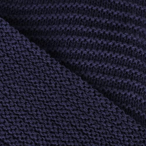 Женски дуксери џемпер обични v вратот плете цврста боја долга ракав пулвер врвови лесни лабави удобни џемпери
