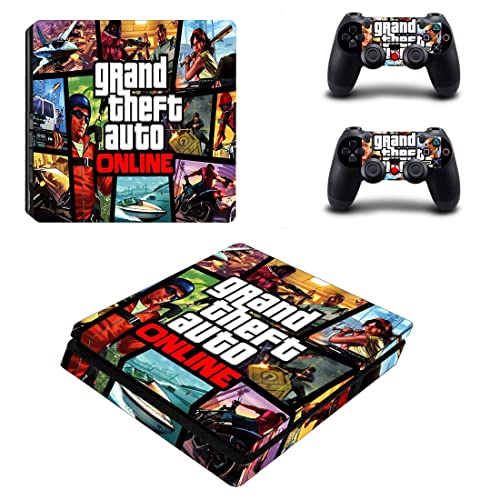 За PS5 Disc - Game Grand GTA Theft и Auto PS4 или PS5 налепница за кожа за PlayStation 4 или 5 конзола и контролори Декал Винил