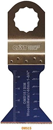 CMT OMS15-X5 5 PCS Pulge & Flush-Cut Blade за дрво и метал вклопување Fein Supercut Festool Vecturo Брзо ослободување Осцилатор Multicutter