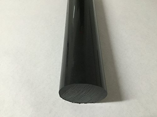 Ацетал кополимер пластична тркалезна шипка 4 дијаметар, должина од 12 - црна боја