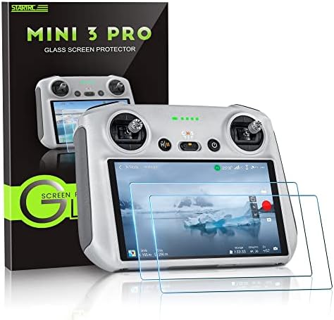 Startrc Mini 3 Pro HD Temered Glass Ectar Pcreater и заштитник на џојстик за DJI Mini 3/Mini 3 Pro додатоци