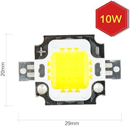 Aexit 10W LED Светилки Чип Кул Бела Сијалица Висока Моќност Заштеда НА ЕНЕРГИЈА SMD Светилка СВЕТЛИНА МУШКА DIY LED Светилки DC 9-12V