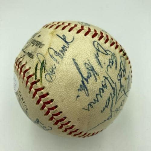 Прекрасен 1967 година Светски кардиналс Светски серија Шампион го потпиша Бејзбол ЈСА - автограмирани бејзбол