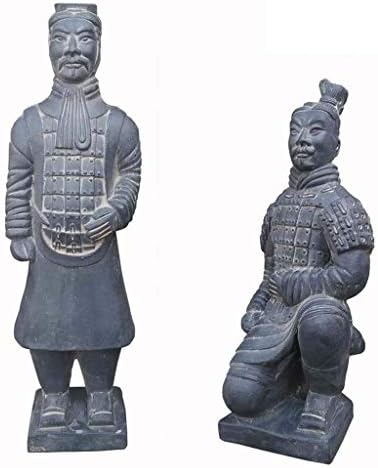 Статуа на тоалети на војникот Лиуши, Клеј генерал Антички кинески војник Општ модел за ракотворби за ракотворбирање на домашни декорации