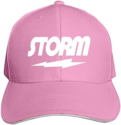 Whirose Storm Bowling Bayling Cap Baseball Cap, прилагодлива капа за камиони, Mans Women Hip-Hop Cap