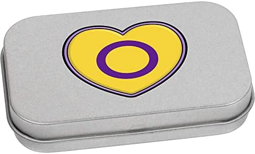 Азиеда „Интерсексување на гордоста на гордоста на срцето“ метално шарки со канцелариски калај/кутија за складирање