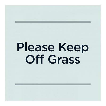 CGSignLab | „Ве молиме, продолжете со тревата -басична затегнување“ прозорецот | 5 x5