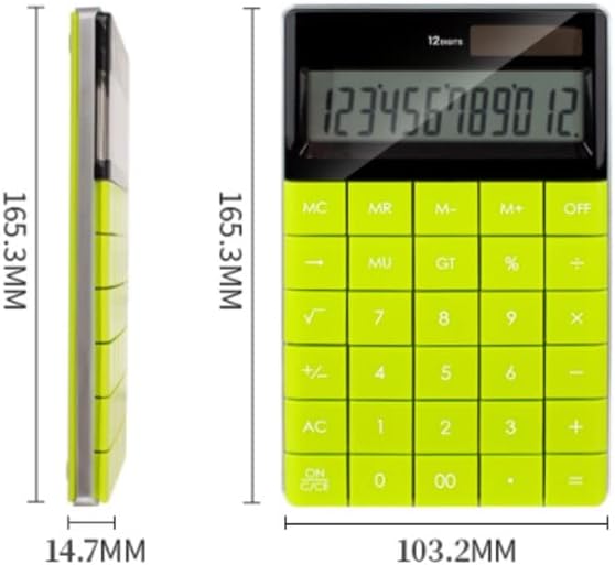 Квул Десктоп Калкулатор Универзален Програмер 12 Цифри Двојна Моќност Моден Стил Бизнис Школа Материјали Канцелариски Калкулатори