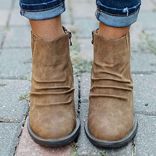 Shije Зимски чизми за жени тркалезни пети велур клин чевли мода бучен патент патент глужд чизми цветни везени кратки чизми каубојски чизми