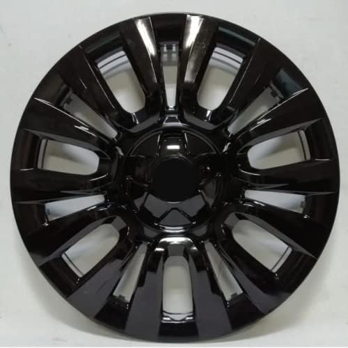 Копри сет од покривка од 4 тркала од 15 инчи црни Hubcap Snap-on Fit Audi