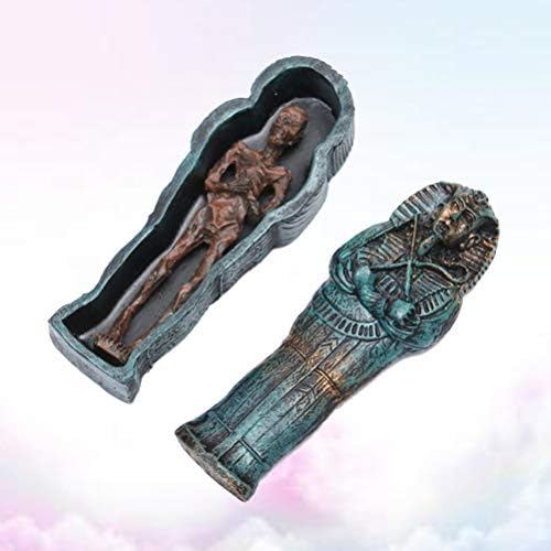 СОИМИС Египетски Декор 1 ПАРЧИЊА Застрашувачки Скелет Спектар Смола Форма На Дух Египетска Мумија Ноќта На Вештерките Декор Додаток
