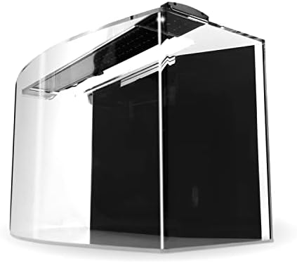 Северноамерикански миленичиња Seaclear 46 Gal System II Bowfront Acrylic Aquarium, 36 до 161/4 од 20 , црно