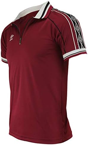 Umbro Mens Manu Jersey Maroon/црна големина на убавина