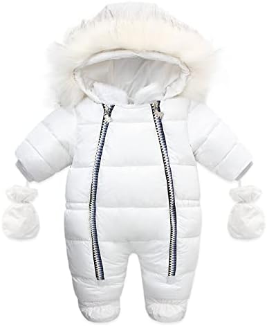 Snowsuit мало момче новороденче бебе момче зима симпатична палта Сноуит, дете, јакна од снег, костуми, дете момче