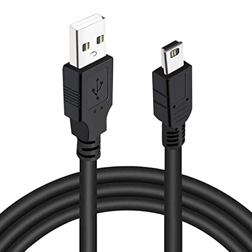 KQWOMA CORD за полнење кабел компатибилен со Mini USB полнач кабел за PS3 контролер, дигитална камера, MP3/4 плеер, Dash Cam, MP3 плеер, GPS