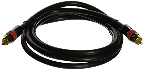 Моноприс 6ft RG6/U 75 ohm CL2/Во-Ѕид Номинален Дигитален Коаксијален S/PDIF RCA Аудио Кабел