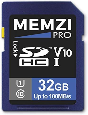 MEMZI PRO 32gb Класа 10 80MB/s Sdhc Мемориска Картичка За Никон D3300, D3200, D3100, D810, D810A, D800E, D800, D610, D600, D5000, D3000, D300S,