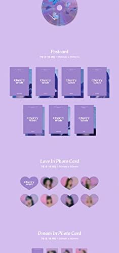 Cherry Bullet Cherry Wish 2nd Mini Album Fascinate верзија CD+96P Photobook+1P Post+1P Love in Photocard+1p Dream in Photocard+1p