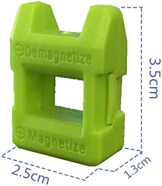 Screwdriver случајна боја мини 2 во 1 магнетизатор демагнетизатор алатка за шрафцигер магнетски -