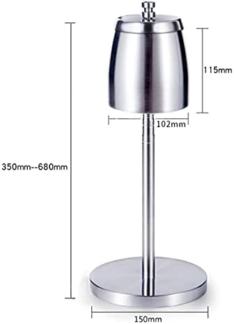 NYKCPJMW не'рѓосувачки челик пепелник, подножје за прилагодување на типот на пепел Телескопски пиедестал за цигари, ленти за цигари,