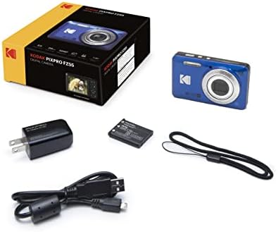 Kodak Pixpro FZ55 Дигитална камера + Црна точка и снимање на камера + Трансцендент 64 GB SD мемориска картичка + три-пати мемориска
