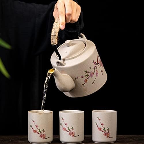 HDRZR COFFER Врие чајник Груб грнчарски чај сет Тилапоот Кунг Фу чај сет чај пивара ладилни кинески гроздобер