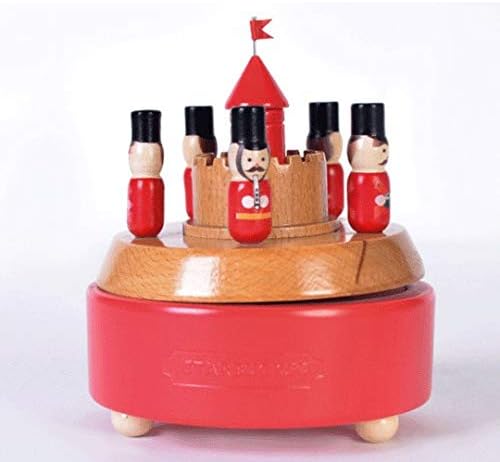 Lhllhl орев ротирачки бука музичка кутија роденденски мебел за украсување креативен подарок музички кутија