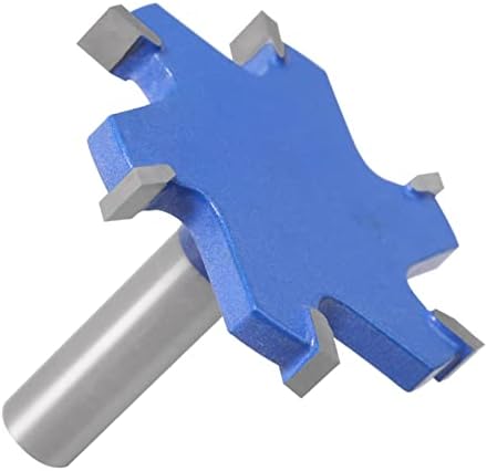 XiaoCHEN 1/2 инчи 12мм Шанк 6 заби t Track Slotted Wood Router Bit Trimmer Woodworking Tool Blade Router Bit Bit Slot Cutter